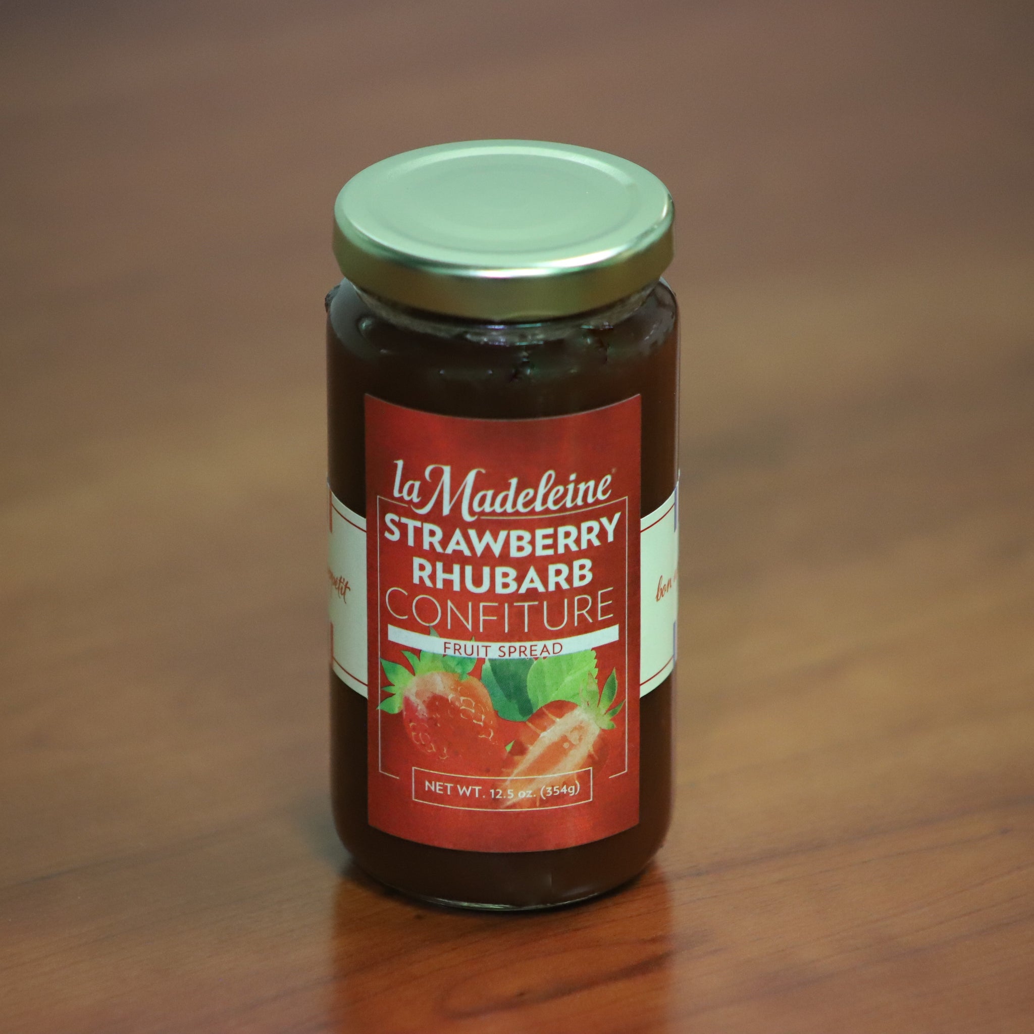 Strawberry Rhubarb Confiture Fruit Spread (12.5 oz) – La Madeleine